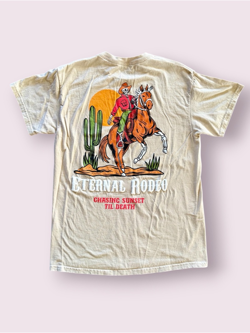 Retrofit Eternal Rodeo “Chasing Sunset Til Death" Graphic Tee